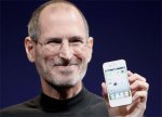 Steve Job's with the white iphone 4